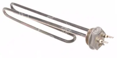 těleso topné 2000 W, L=480 mm, šroubovací s jímkou, M48x2, nerezové